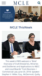 Mobile Screenshot of mcle.org